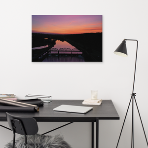 Canvas: Pink River (size 24"x36" only)