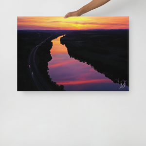 Canvas: River Reflections (size 24"x36" only)