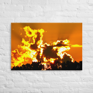 Canvas: Sun on Fire