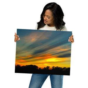 Metal Prints: Incredible skyline over the Mohawk River