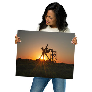 Metal prints: Sunset at the NC Museum of Art 2