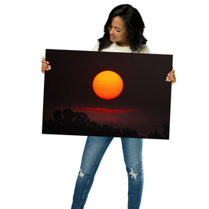 Metal Prints: The perfect sun