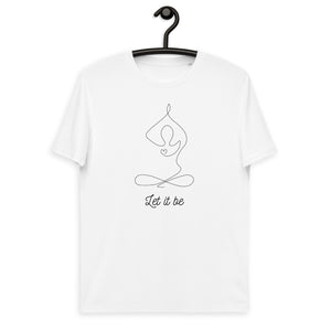 Unisex organic cotton t-shirt: Let it be