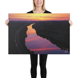 Canvas: River Reflections (size 24"x36" only)