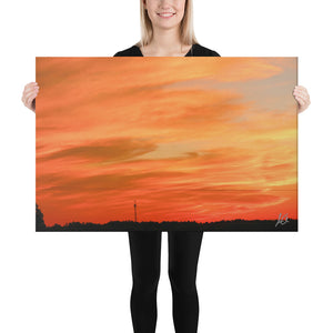 Canvas: Windy Sun (size 24"x36" only)